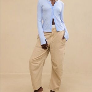 Aerie Barrel Leg Pant